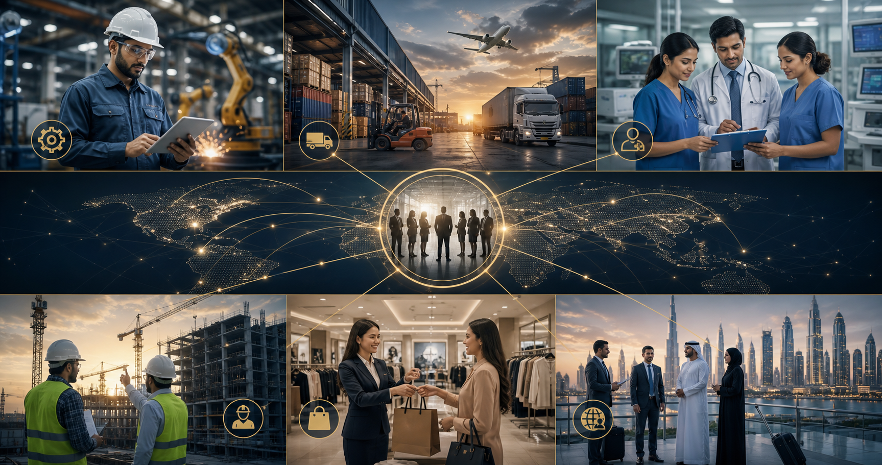 Overseas and Gulf hiring network
